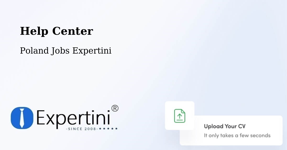 Help Center – Zabrze - Poland Jobs Expertini